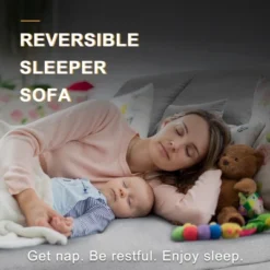 Creath Convertible Sectional Sofas, 3 Seat Couch-The Pop Home -HOMCOM Store GUEST e7190207 1ca9 4e2f 9789 85373e8f4576