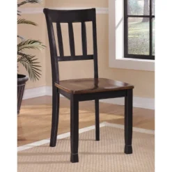 2pc Owingsville Dining Room Side Chair Brown - Signature Design By Ashley