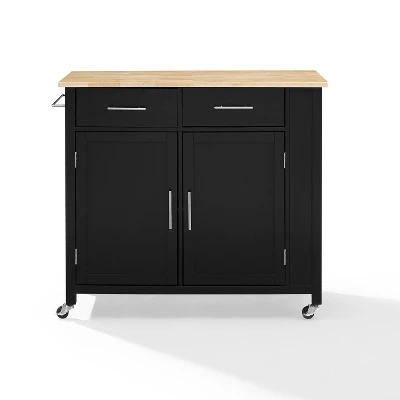 Savannah Wood Top Drop Leaf Kitchen Island/Cart - Crosley 13 Savannah Wood Top Drop Leaf Kitchen Island/Cart - Crosley - Image 11