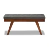Alona Medium Wood Dining Bench Gray - Baxton Studio -HOMCOM Store GUEST e7620212 caad 4bb6 9d43 6d2d9e12ef8e
