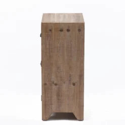 LuxenHome Wood Farmhouse 1-Drawer 1-Door Side Table With Storage. -HOMCOM Store GUEST e8039d6b 9e5f 4359 b0b7 7330a570e913