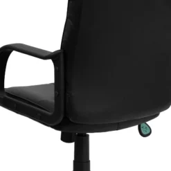 Emma And Oliver Mid-Back Black LeatherSoft Swivel Task Office Chair With Arms -HOMCOM Store GUEST e85550a1 2ca3 49a7 b316 e518fb9b6bc0