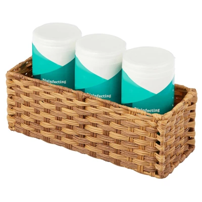 MDesign Woven Seagrass Toilet Tank Storage Basket For Bathroom 7 MDesign Woven Seagrass Toilet Tank Storage Basket For Bathroom - Image 5