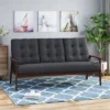 Duluth Mid Century Tufted Sofa Black - Christopher Knight Home 2 Duluth Mid Century Tufted Sofa Black - Christopher Knight Home -HOMCOM Store GUEST e97dac83 78bf 4969 81c6 6e8c89781021