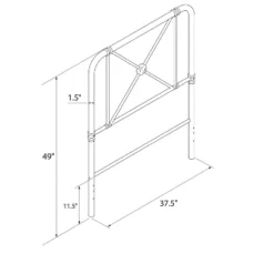 RealRooms Allysa Metal Headboard 7 RealRooms Allysa Metal Headboard -HOMCOM Store GUEST e993e68a ed37 483d aa33 2735a919eb02