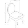 Set Of 2 Jerett Dining Chair Navy - Chic Home Design -HOMCOM Store GUEST e9df39dd bd47 4590 b29a fb510f8c4692