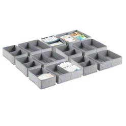 MDesign Fabric Dresser Drawer/Closet Storage Organizer, Set Of 12 18 MDesign Fabric Dresser Drawer/Closet Storage Organizer, Set Of 12 -HOMCOM Store GUEST eadd6c3d 16c9 4c19 a60c 785f5bc5677f