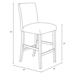 Parsons Barstool - Threshold 20 Parsons Barstool - Threshold -HOMCOM Store GUEST eb09d840 66d3 4164 9435 38ca893e5aee