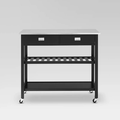 Chloe Stainless Steel Top Kitchen Island Cart - Crosley 4 Chloe Stainless Steel Top Kitchen Island Cart - Crosley - Image 2