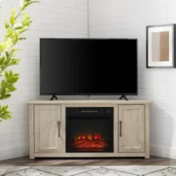 Camden Corner TV Stand For TVs Up To 50" With Fireplace - Crosley -HOMCOM Store GUEST eb6454d6 0fcc 4641 a46c e96e0b6f945e