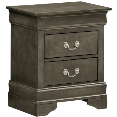 Passion Furniture Louis Philippe 2-Drawer Nightstand (24 In. H X 21 In. W X 16 In. D) 13 Passion Furniture Louis Philippe 2-Drawer Nightstand (24 In. H X 21 In. W X 16 In. D) - Image 11