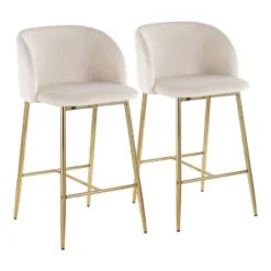Set Of 2 Fran Contemporary Counter Height Barstools - LumiSource -HOMCOM Store GUEST f008b371 b94d 4a97 85d1 87a001a8807c