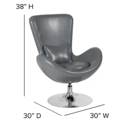 Merrick Lane High-Back Egg Style Lounge Chair With 360° Swivel Metal Base 30 Merrick Lane High-Back Egg Style Lounge Chair With 360° Swivel Metal Base -HOMCOM Store GUEST f02ad558 eb74 4362 9c65 fed52bfea8b6