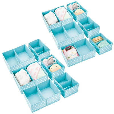 MDesign Fabric Dresser Drawer/Closet Storage Organizer, Set Of 12 10 MDesign Fabric Dresser Drawer/Closet Storage Organizer, Set Of 12 - Image 8