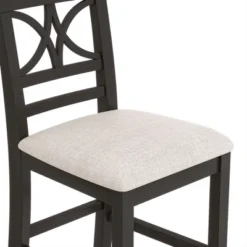 Rustic 6-Piece Wood Counter Height Dining Table Set With Storage Shelf, 4 Chairs And Bench-ModernLuxe -HOMCOM Store GUEST f0a4eef3 8790 4c40 8ba5 90b5c3a5b7c6