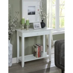 American Heritage Hall Table With Drawer Shelf - Breighton Home -HOMCOM Store GUEST f1bef1be 7e0c 457c 98e5 bb00dea44156