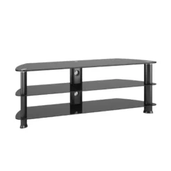 Corner TV Stand For TVs Up To 60" CorLiving Black -HOMCOM Store GUEST f218c53c b308 49a8 b87b 90f98f2dee21