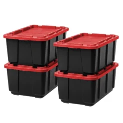 IRIS USA 27Gal/108qt Large Heavy-Duty Storage Plastic Bin Tote Container For Garage With Durable Lid 20 IRIS USA 27Gal/108qt Large Heavy-Duty Storage Plastic Bin Tote Container For Garage With Durable Lid -HOMCOM Store GUEST f2621cdf bb80 431a bb8e 3c6a1ae7c724