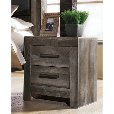 Wynnlow Two Drawer Nightstand Gray - Signature Design By Ashley 3 Wynnlow Two Drawer Nightstand Gray - Signature Design By Ashley