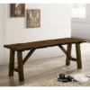 Lyoth Bench With Live Edge Wooden Seat Walnut - HOMES: Inside + Out -HOMCOM Store GUEST f2fe3389 2627 4d2a 82f9 6834058e61e0