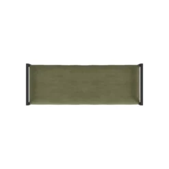 Modern Metal Bench Light Sage Green Velvet - HomePop -HOMCOM Store GUEST f3ace29d c7b9 4316 81fc 44398206168c