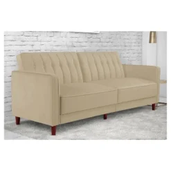 Isabella Tufted Transitional Futon - Room & Joy -HOMCOM Store GUEST f3e76482 3a90 48ee 9886 7e9db6208669