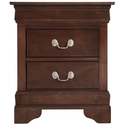 Passion Furniture Louis Philippe 2-Drawer Nightstand (24 In. H X 21 In. W X 16 In. D) 12 Passion Furniture Louis Philippe 2-Drawer Nightstand (24 In. H X 21 In. W X 16 In. D) - Image 10