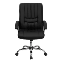 Flash Furniture Mid-Back Black LeatherSoft Swivel Manager's Office Chair With Arms -HOMCOM Store GUEST f4bb9eeb 5260 46d8 985f 47bba09b67de