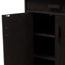 Bienna Modern And Contemporary Finished Shoe Cabinet Dark Brown - Baxton Studio -HOMCOM Store GUEST f5976f88 afa3 496f a2bb abbd95416642