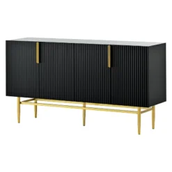Modern Sideboard, Buffet Cabinet With Metal Handles & Legs-ModernLuxe -HOMCOM Store GUEST f648f343 d642 4bba 9a8a 7573445ddcc3