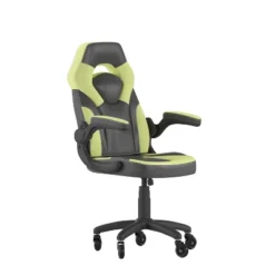 Flash Furniture X10 Gaming Chair Racing Office Computer PC Adjustable Chair With Flip-up Arms And Transparent Roller Wheels -HOMCOM Store GUEST f77aecfa 9565 47be affa fb2fdce58524