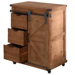 Graham Cart Cabinet Natural/Black - Stylecraft -HOMCOM Store GUEST f7ee1a45 0794 4624 8c12 88a1af2d9a37