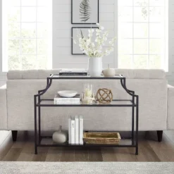 Aimee Console Table Oil Rubbed Bronze - Crosley -HOMCOM Store GUEST f7f47014 0178 4e28 a4f6 111396b89021