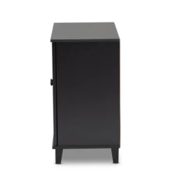 Shelf Wood Shoe Storage Cabinet Glidden Finished Dark Gray - Baxton Studio -HOMCOM Store GUEST f8049300 4c21 4e7f b475 f1e5b52261a4