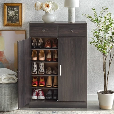 Seth 5 Shelf Shoe Cabinet - Buylateral 4 Seth 5 Shelf Shoe Cabinet - Buylateral - Image 2