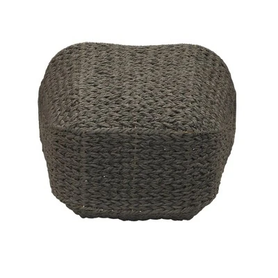 Household Essentials Tall Scoop Basket Paper Rope Gray 4 Household Essentials Tall Scoop Basket Paper Rope Gray - Image 2