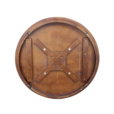 30" Nick Round Top Pedestal Table Espresso - International Concepts 6 30" Nick Round Top Pedestal Table Espresso - International Concepts - Image 4