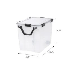 IRIS USA WEATHERPRO Airtight Plastic Storage Bin With Lid And Seal And Secure Latching Buckles 24 IRIS USA WEATHERPRO Airtight Plastic Storage Bin With Lid And Seal And Secure Latching Buckles -HOMCOM Store GUEST fa362b94 a81b 4d40 8ffc 8b1b34c0e5ee