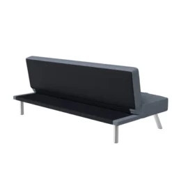 Colette Convertible Futon Sofa Bed Light Gray - Serta -HOMCOM Store GUEST fc510194 2662 451b 8496 0b01e13bc766