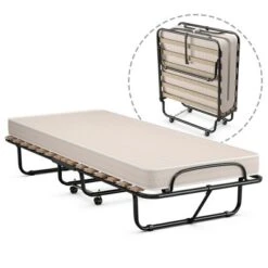 Costway Folding Rollaway Bed Extra Guest W/ Memory Foam Mattress 23 Costway Folding Rollaway Bed Extra Guest W/ Memory Foam Mattress -HOMCOM Store GUEST fc8d1416 cf69 4cba a017 2ce3b5a241f9