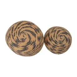 Set Of 2 Braid Woven Baskets Black & Natural Rope By Foreside Home & Garden -HOMCOM Store GUEST fd262c0a a468 41eb a90d 0ed2755c7856