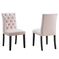 Set Of 2 Duchess Performance Velvet Dining Chairs - Modway -HOMCOM Store GUEST fec775a2 733c 49c4 a4ef c5bf016a916c