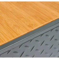 Badger Basket Metal And Bamboo MultiBin Storage Cubby Charcoal/Natural -HOMCOM Store GUEST ff7d546e f75c 4c35 bf94 7b0baf52d506