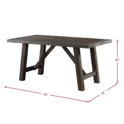 7pc Cash Dining Set Dark Gray - Picket House Furnishings -HOMCOM Store GUEST ffb18cb1 348d 4606 94e5 75dd7c99e6ba