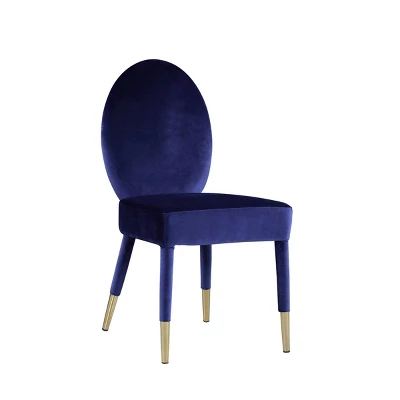 Set Of 2 Jerett Dining Chair Navy - Chic Home Design 4 Set Of 2 Jerett Dining Chair Navy - Chic Home Design - Image 2